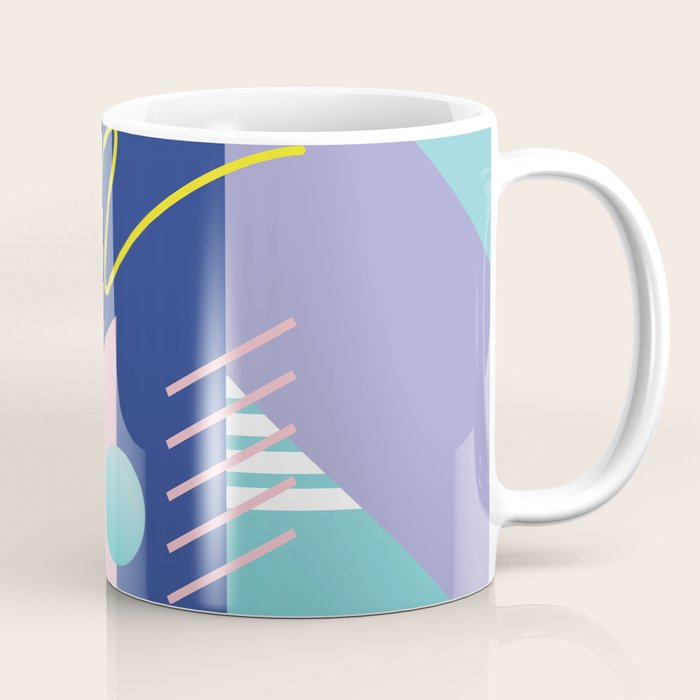 Memphis pattern 82 - 80s / 90s Retro Coffee Mug Gallery Image 1