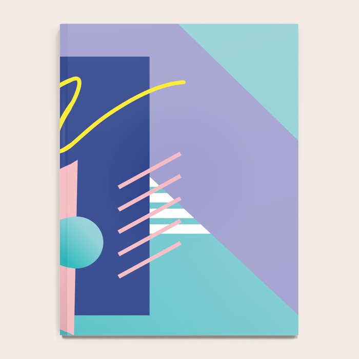 Memphis pattern 82 - 80s / 90s Retro Notebook Gallery Image 4