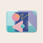 Memphis pattern 82 - 80s / 90s Retro Bath Mat Gallery Image 1