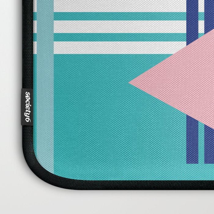 Memphis pattern 82 - 80s / 90s Retro Laptop Sleeve Gallery Image 3