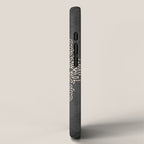Mandala White Gold on Dark Gray iPhone Case Gallery Image 2