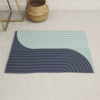 Two Tone Line Curvature XXII  Rug Gallery Image 1