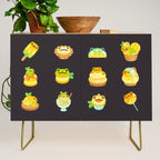 Sweet Lemon frog - dark Credenza Gallery Image 1