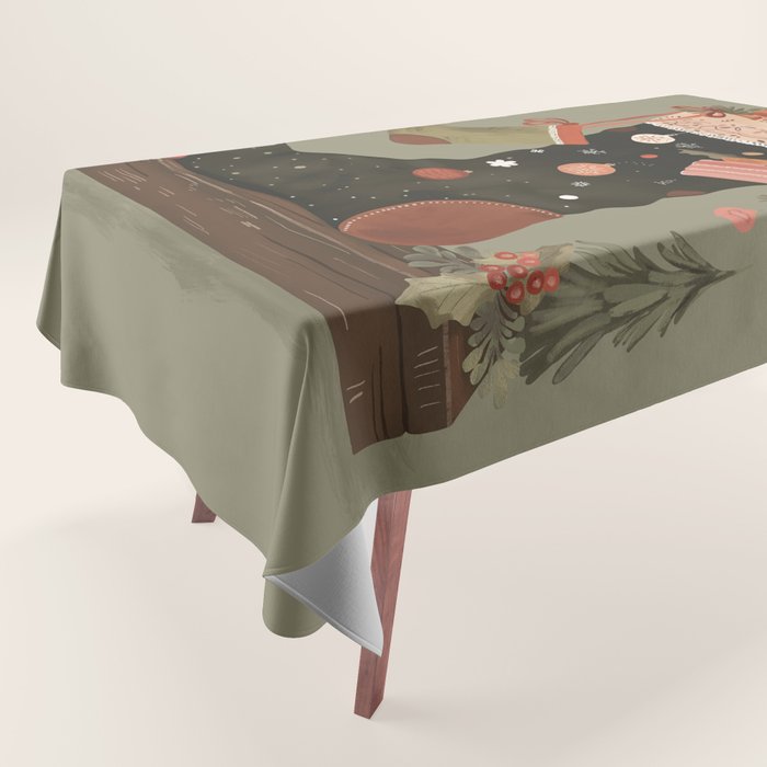 Joyful Stockings II Tablecloth Gallery Image 1