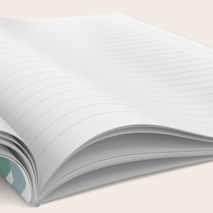 Mid Century Modern Circle Pattern Notebook Gallery Image 2