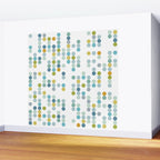 Mid Century Modern Circle Pattern Wall Mural Gallery Image 2