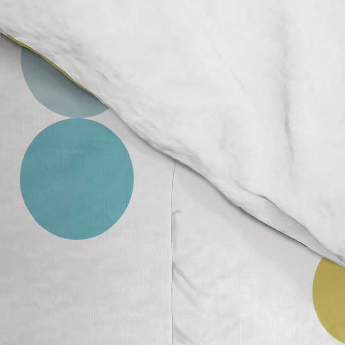 Mid Century Modern Circle Pattern Comforter Gallery Image 4