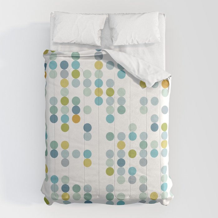 Mid Century Modern Circle Pattern Comforter Gallery Image 6