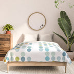 Mid Century Modern Circle Pattern Comforter Gallery Image 3