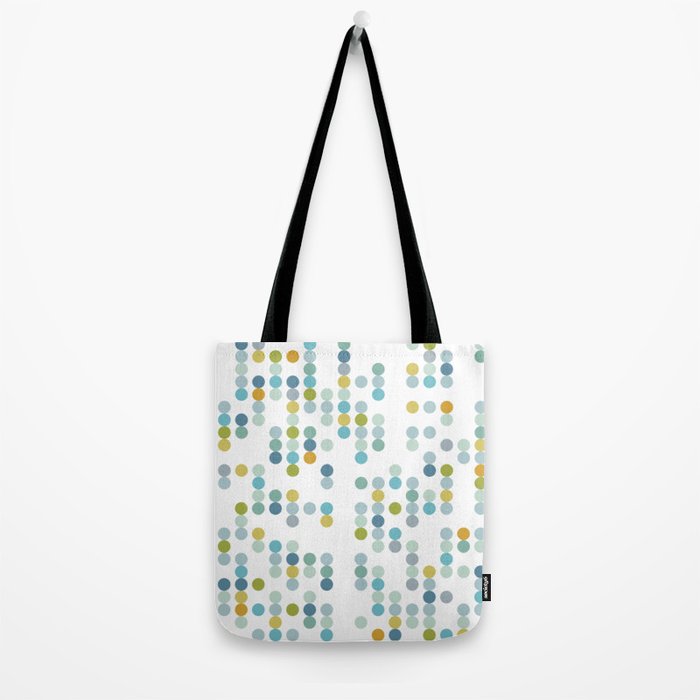 Mid Century Modern Circle Pattern Tote Bag Gallery Image 2