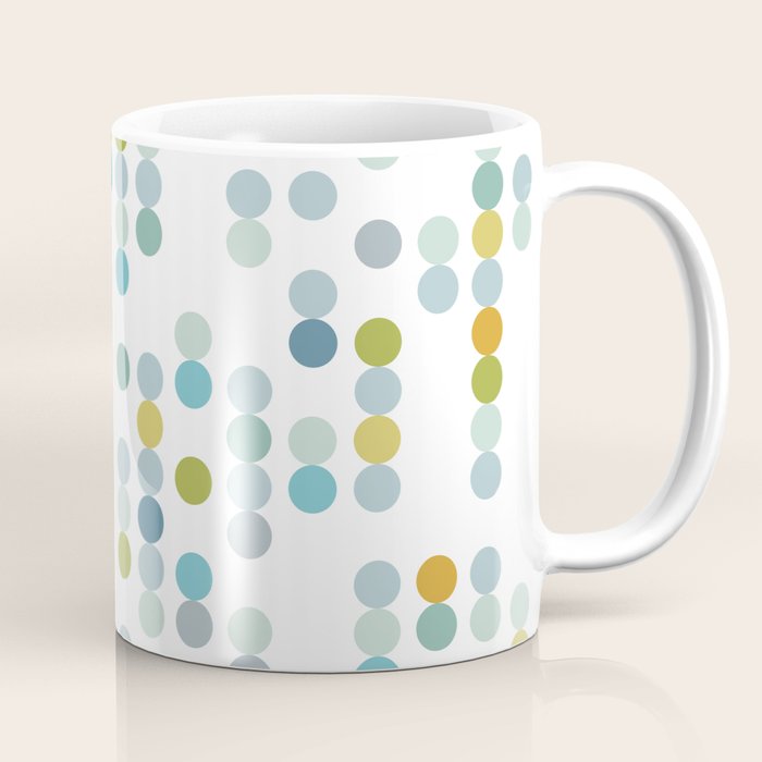 Mid Century Modern Circle Pattern Coffee Mug Gallery Image 1