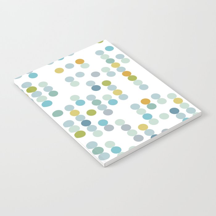 Mid Century Modern Circle Pattern Notebook Gallery Image 2