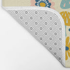 Magical Woodland Floral With Mushrooms Bath Mat Gallery Image 2