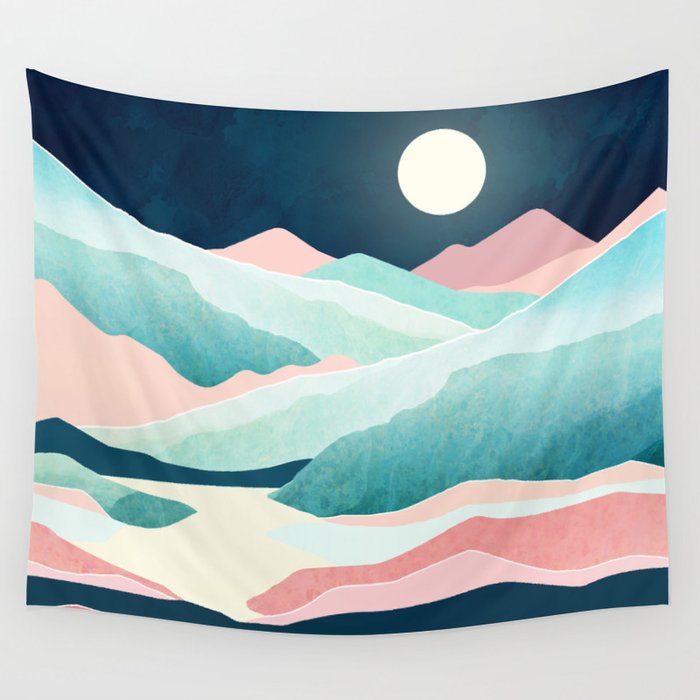 Tranquil Vista Wall Tapestry Gallery Image 1