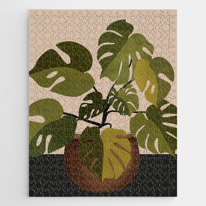 Monstera Plant In A Pot 1 Jigsaw Puzzle Gallery Image 1