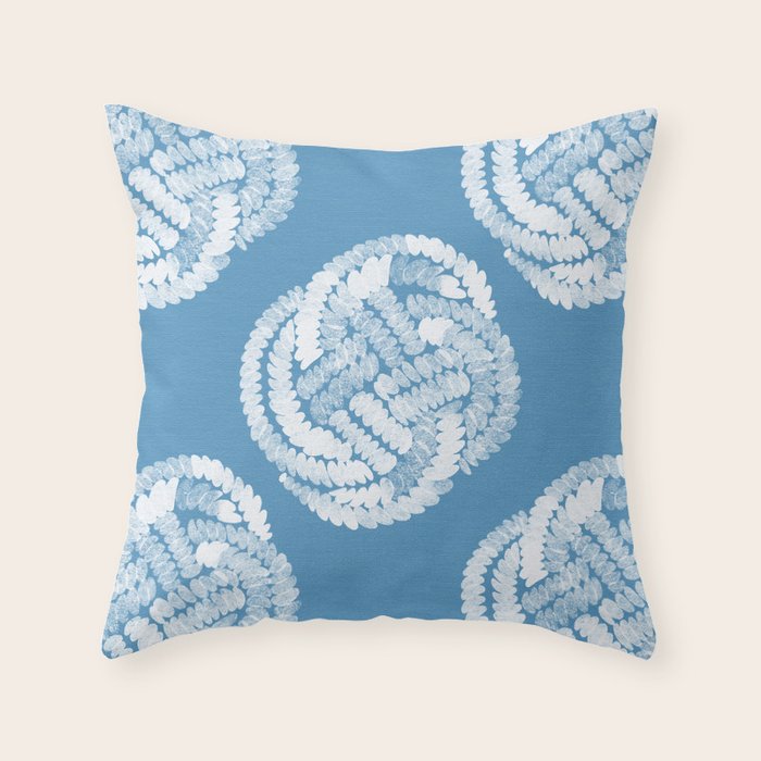 Coastal Knot Interlacing Throw Pillow Gallery Image 1
