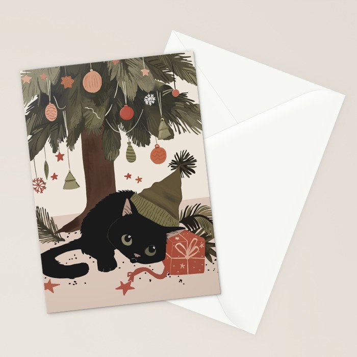 Purrfect Surprise Stationery Card Gallery Image 2