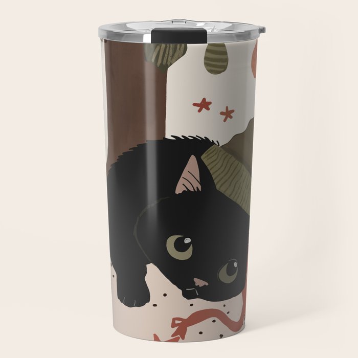 Purrfect Surprise Travel Mug Gallery Image 1