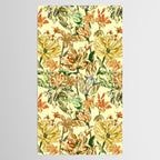 Watercolor Golden Bloom Tablecloth Gallery Image 2