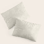 Botanical Cottage Floral Pattern in Light Mushroom Beige and Cream Pillow Sham Gallery Image 3