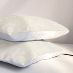 Botanical Cottage Floral Pattern in Light Mushroom Beige and Cream Pillow Sham Gallery Image 3
