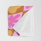Floral nine Throw Blanket Gallery Image 3