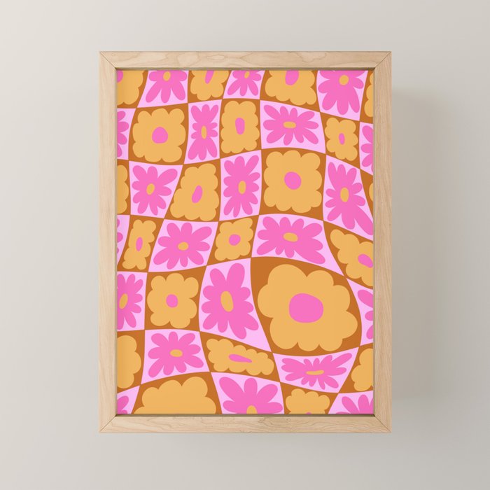 Floral nine Mini Art Print Gallery Image 1