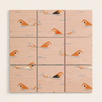 Swimming pool Wood Wall Art Gallery Image 1