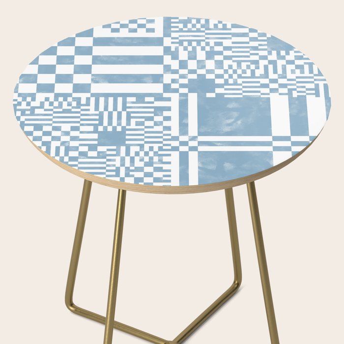 Retro Checkered Squares B Side Table Gallery Image 2