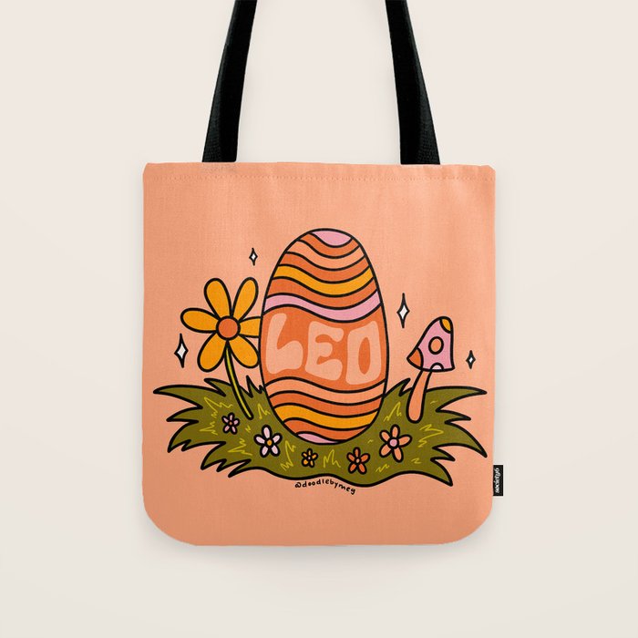 Leo Easter Egg Tote Bag Gallery Image 1