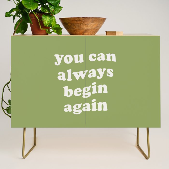 Begin Again Green Credenza Gallery Image 1