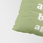 Begin Again Green Pillow Sham Gallery Image 4