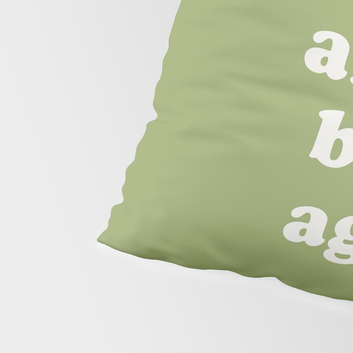 Begin Again Green Pillow Sham Gallery Image 4