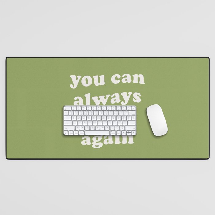 Begin Again Green Desk Mat Gallery Image 1