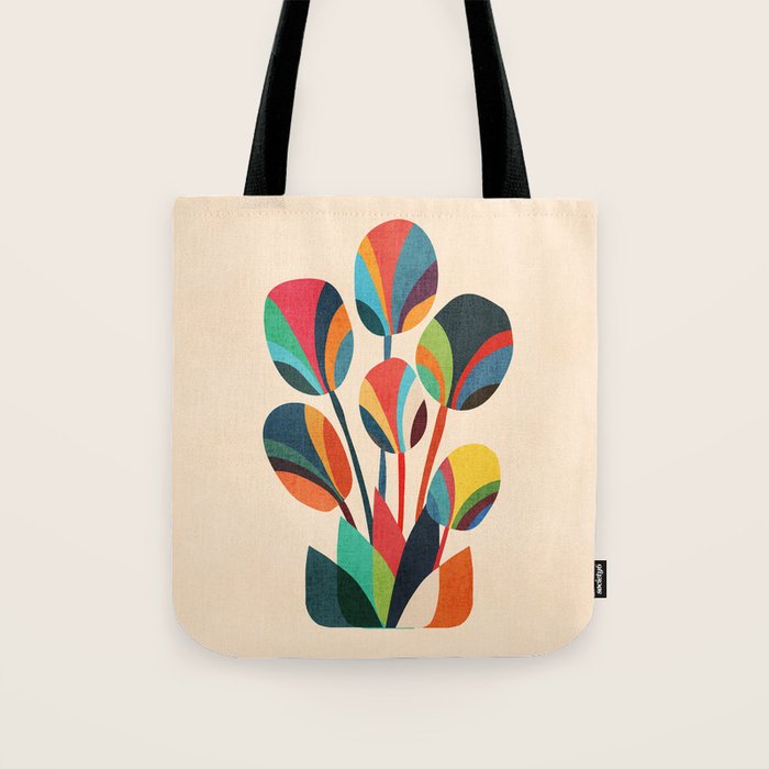 Ikebana - Geometric flower Tote Bag Gallery Image 1