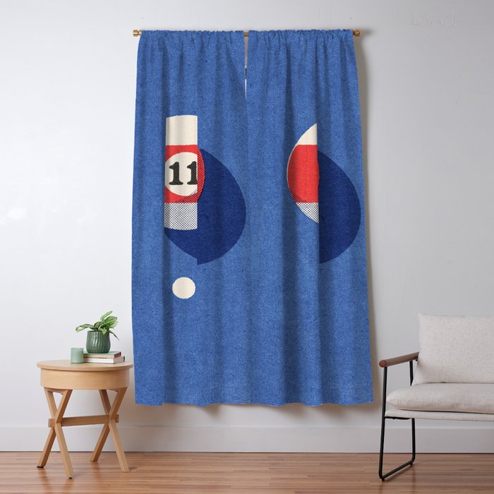 BALLS / Billiards II Window Curtain Gallery Image 5