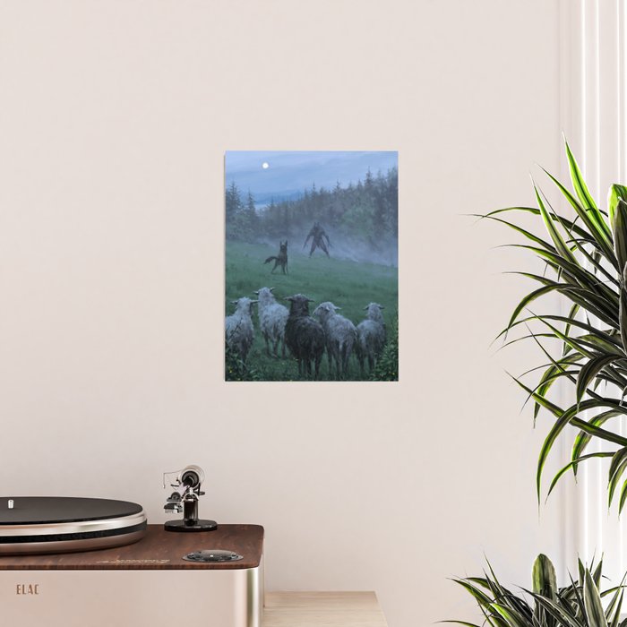 Shepherd and his faithful dog Poster Gallery Image 2