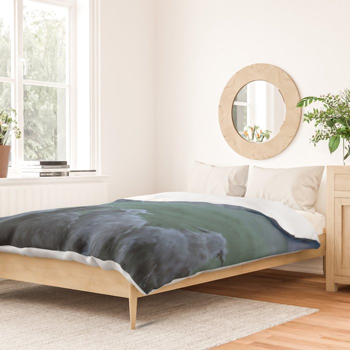 Shepherd and his faithful dog Duvet Cover Gallery Image 2