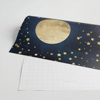 Golden Moon Wrapping Paper Gallery Image 2