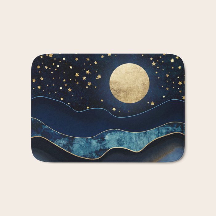 Golden Moon Bath Mat Gallery Image 1
