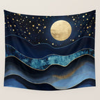 Golden Moon Wall Tapestry Gallery Image 4
