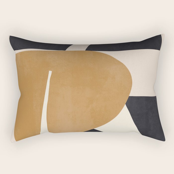 Modern Abstract Shapes 116 Rectangular Pillow Gallery Image 2
