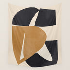 Modern Abstract Shapes 116 Wall Tapestry Gallery Image 4
