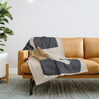 Modern Abstract Shapes 116 Throw Blanket Gallery Image 1