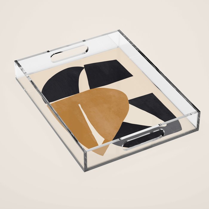 Modern Abstract Shapes 116 Acrylic Tray Gallery Image 1