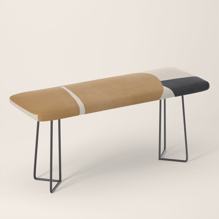 Modern Abstract Shapes 116 Bench Gallery Image 1