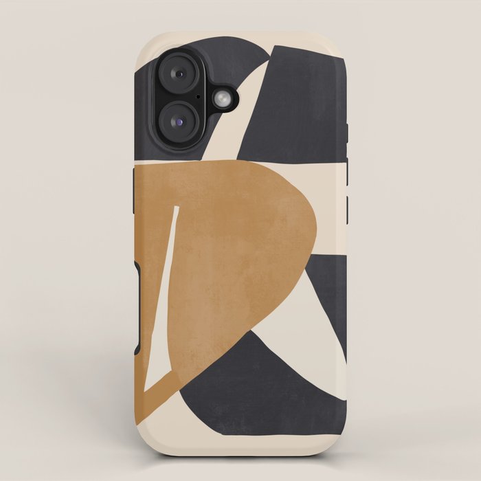 Modern Abstract Shapes 116 iPhone Case Gallery Image 1
