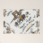 Vintage Yellowstone Pattern  Welcome Mat Gallery Image 1