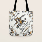 Vintage Yellowstone Pattern  Tote Bag Gallery Image 1
