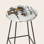 Vintage Yellowstone Pattern  Stool Gallery Image 2